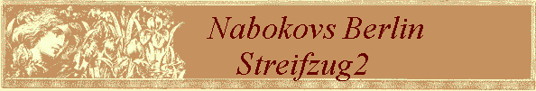 Nabokovs Berlin              
 Streifzug2